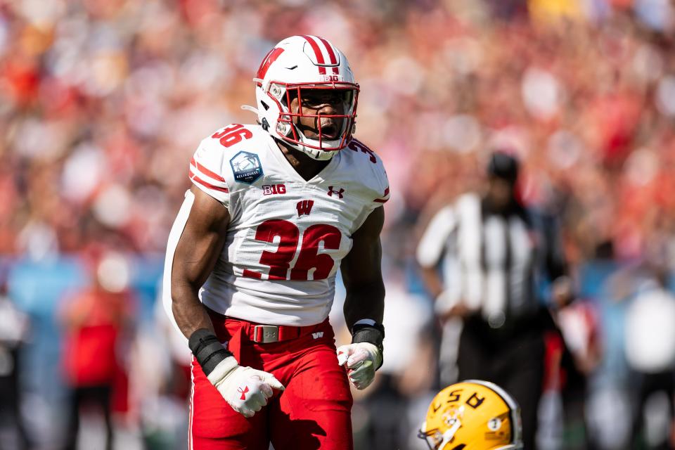 Linebacker Jake Chaney has played in 34 games for the Badgers.