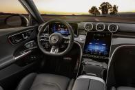 <p>The infotainment is run by Mercedes-Benz's MBUX operating system, here with a handful of AMG- and hybrid-specific functions for a vast range of available adjustments.</p>