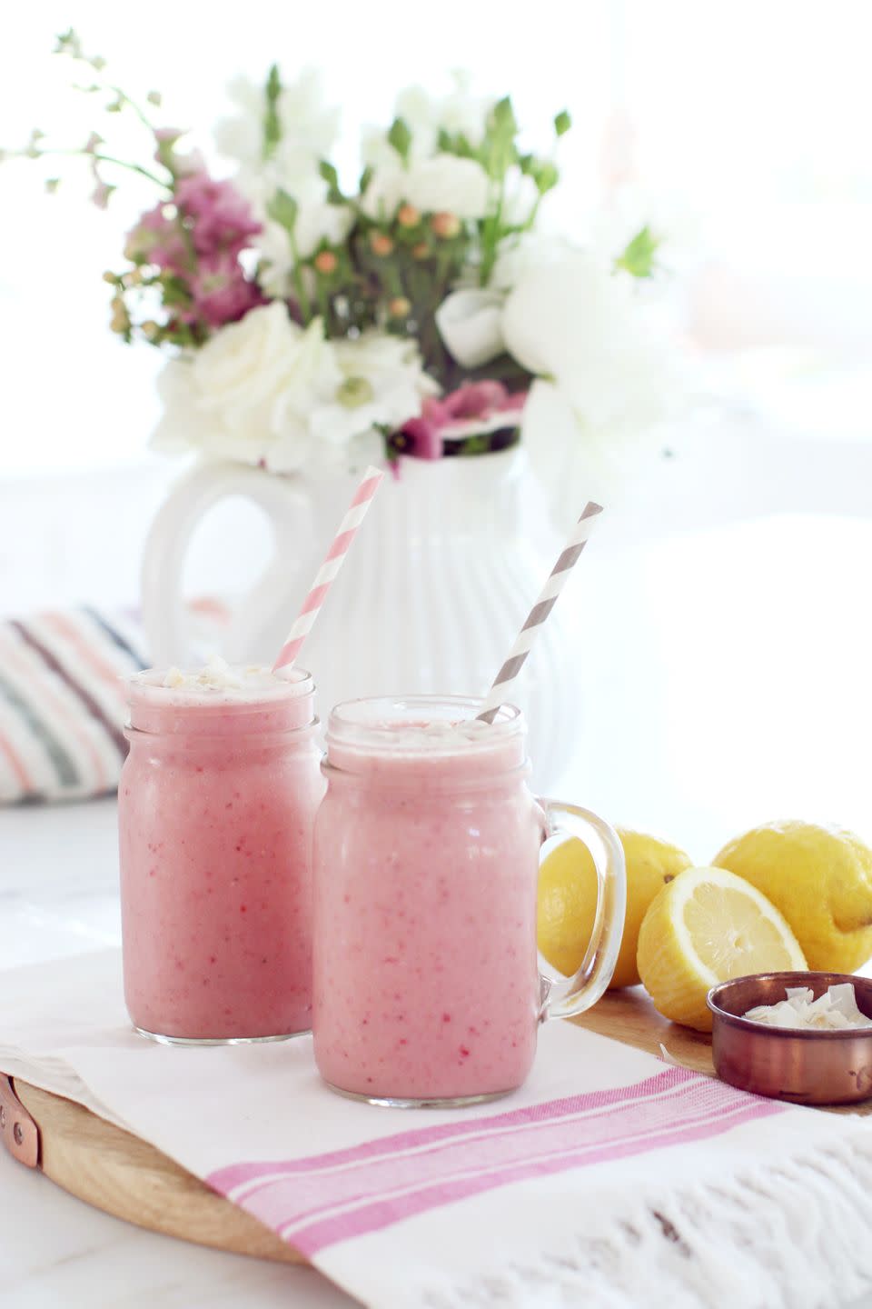 strawberry coconut smoothie