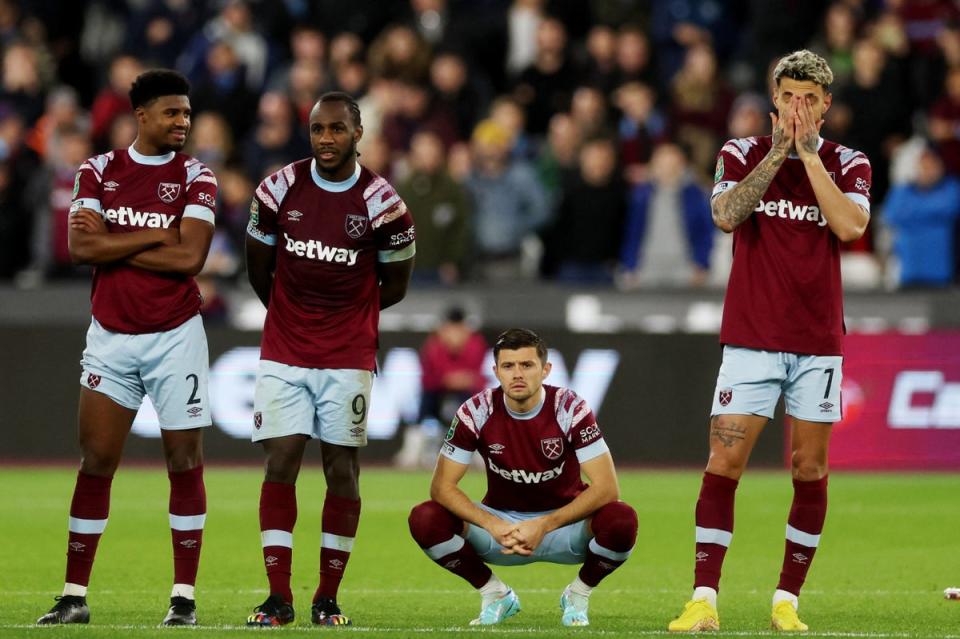 West Ham suffered more frustration as they were knocked out by Blackburn  (Action Images via Reuters)