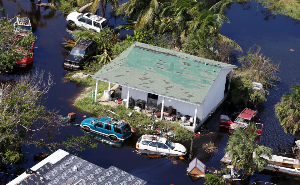 An aerial view shows devastation after hurricane Dorian hit the Grand Bahama Island in the Bahamas, Sept. 4, 2019. (Photo: Joe Skipper/Reuters)