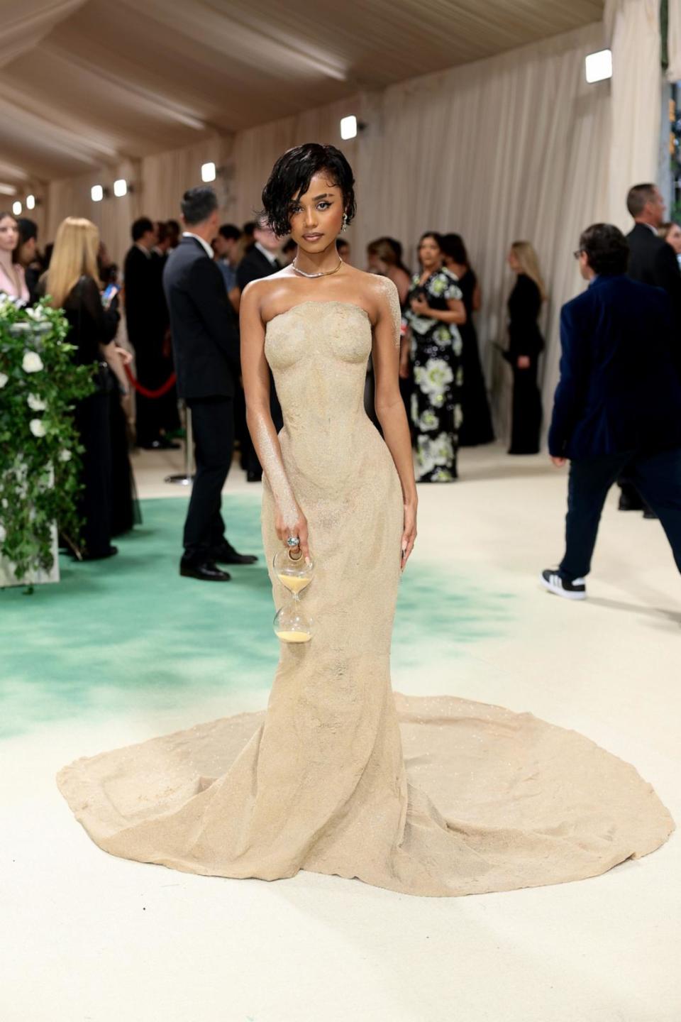 PHOTO: Tyla attends The 2024 Met Gala Celebrating 'Sleeping Beauties: Reawakening Fashion' at The Metropolitan Museum of Art on May 6, 2024 in New York. (Dimitrios Kambouris/Getty Images for The Met Museum/Vogue)