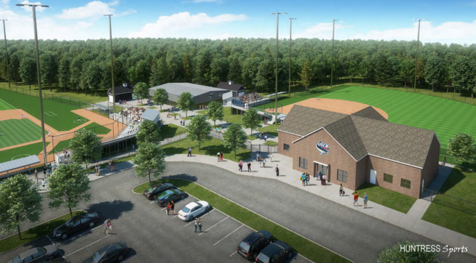 The University of South Carolina Beaufort also plans to have parking and concessions for the baseball and softball stadiums. The University of South Carolina Beaufort