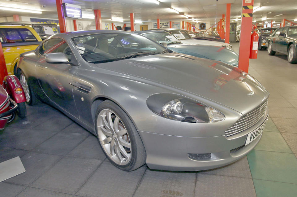 <p>Thanks to the 24 Lagondas, Aston Martins are very well represented in Rodger's stash of cars. Also in there are a Vanquish, DB7 and <strong>a trio of DB9s</strong>. Alongside a Volante is this rather lovely coupé which is one of two in the collection.</p>