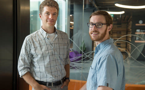 Frank Rudzicz and Laim Kaufman of WinterLight Labs - Credit: Julian Simmonds