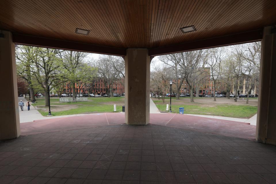 Hamilton Park is shown in Jersey City, Monday, April 18, 2022.