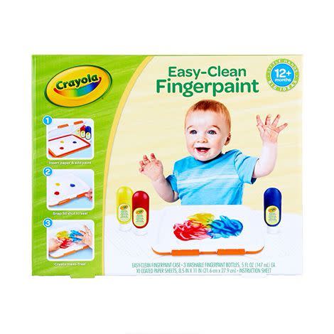 Easy-Clean Finger Paint