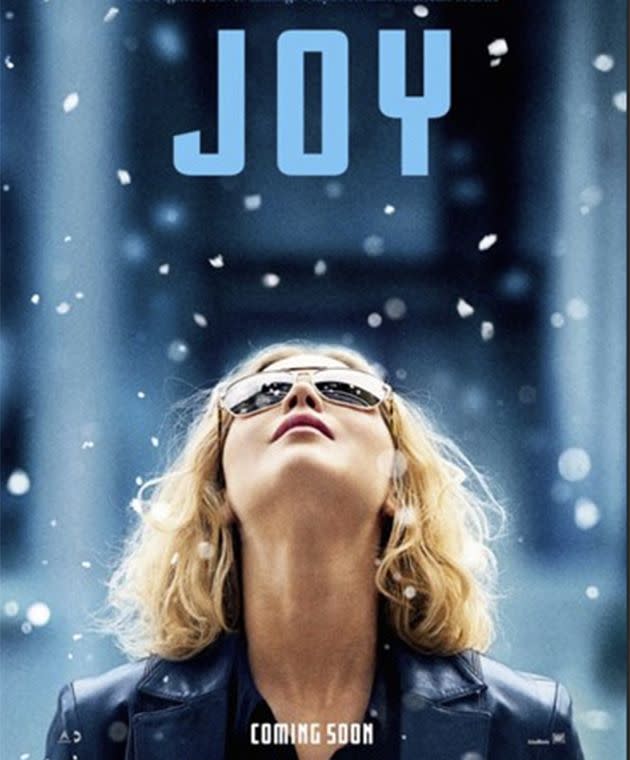 The poster for her 2015 film Joy.