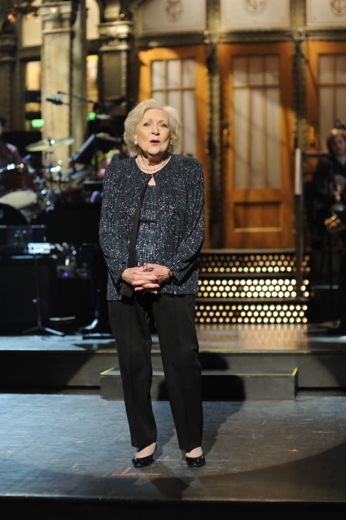 Betty White doing her monologue