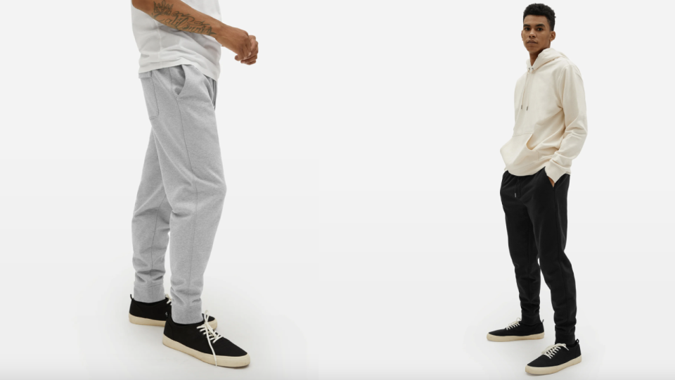 Men's clothing, shoes and accessories are on sale at Everlane.
