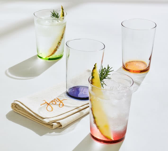 BADG Celebration Glass Tumblers