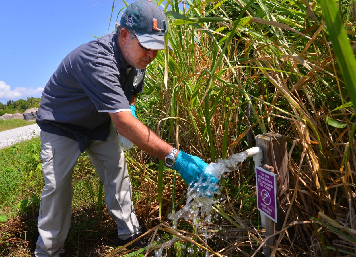 In 2018, Eric Casavant with SGS Labs was out taking water samples from wastewater at lift stations around the north end of Cocoa Beach and reclaimed water at different locations. A study published in May 2024 by University of Florida found high levels of PFAS "forever" chemicals in some Brevard soils. The researchers suspect reclaimed water is a major source of those chemicals.