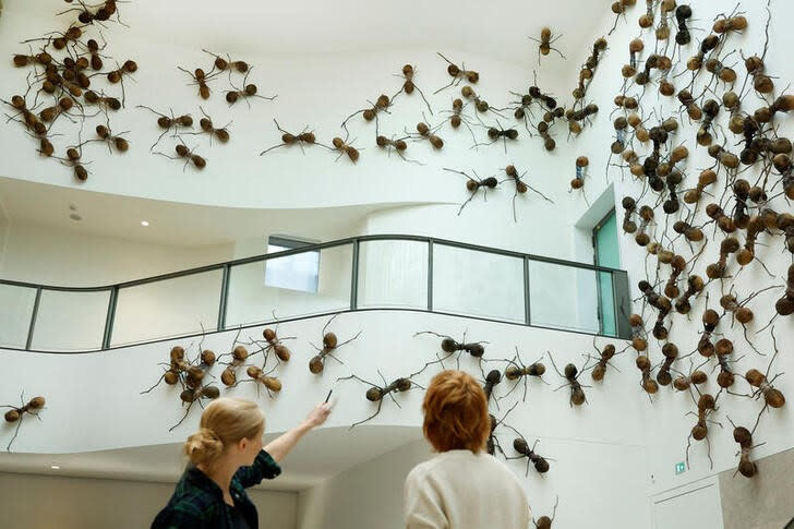 Foto del viernes de la exhibición Casa Tomada del artista Rafael Gomezbarros en el Rijksmuseum de Amsterdam