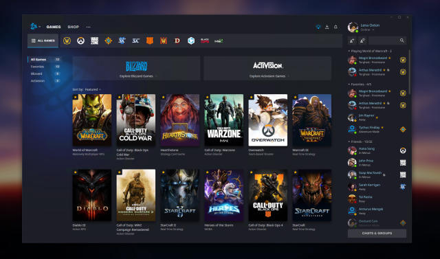 Battle.net client is now called 'Blizzard