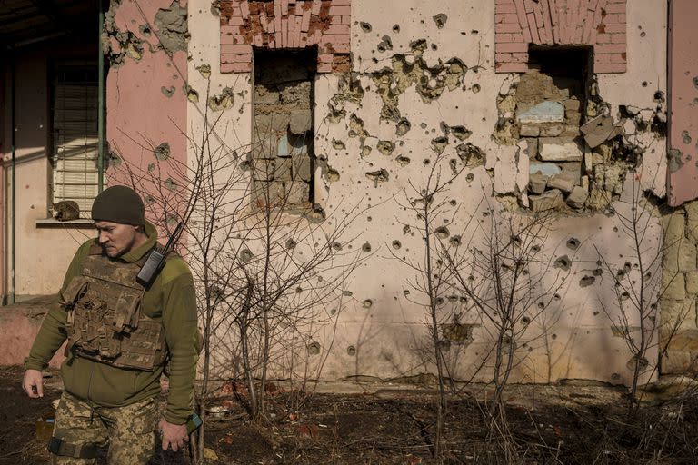Destrucci&#xf3;n en Luhansk