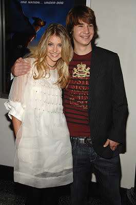 Alex Neuberger and Taylor Momsen at the New York premiere of Walt Disney Pictures' Underdog