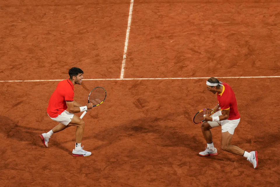 Rafael Nadal and Carlos Alcaraz start the Paris Olympics with a doubles