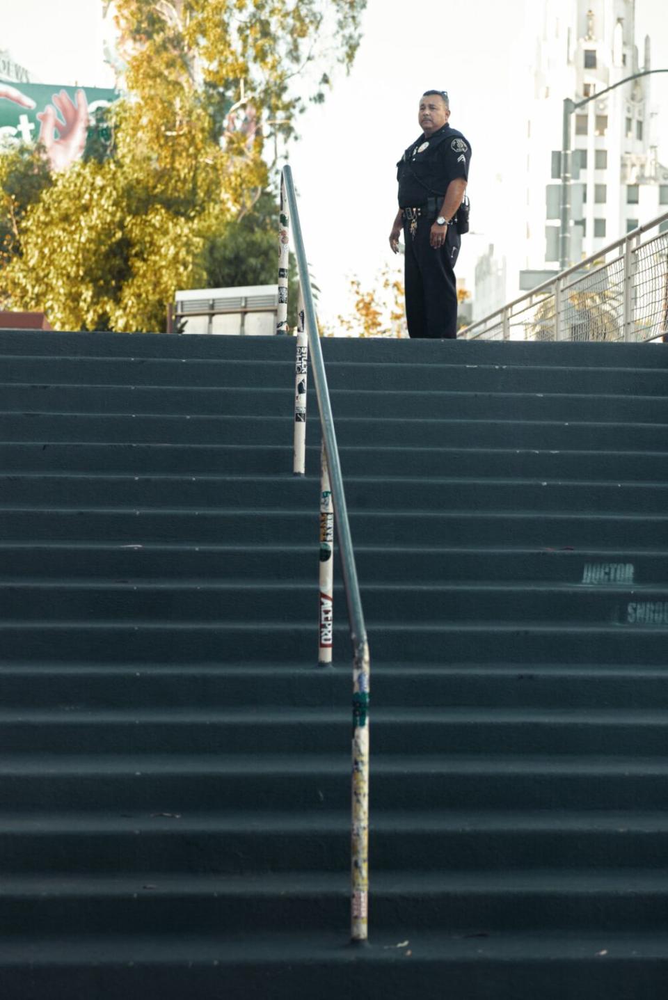 The Hollywood High stairs.