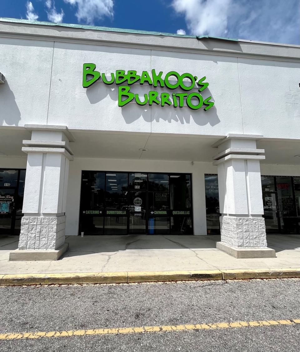 Bubbakoo's Burritos opened off Pine Island Road in Cape Coral on Thursday, Sept. 21.