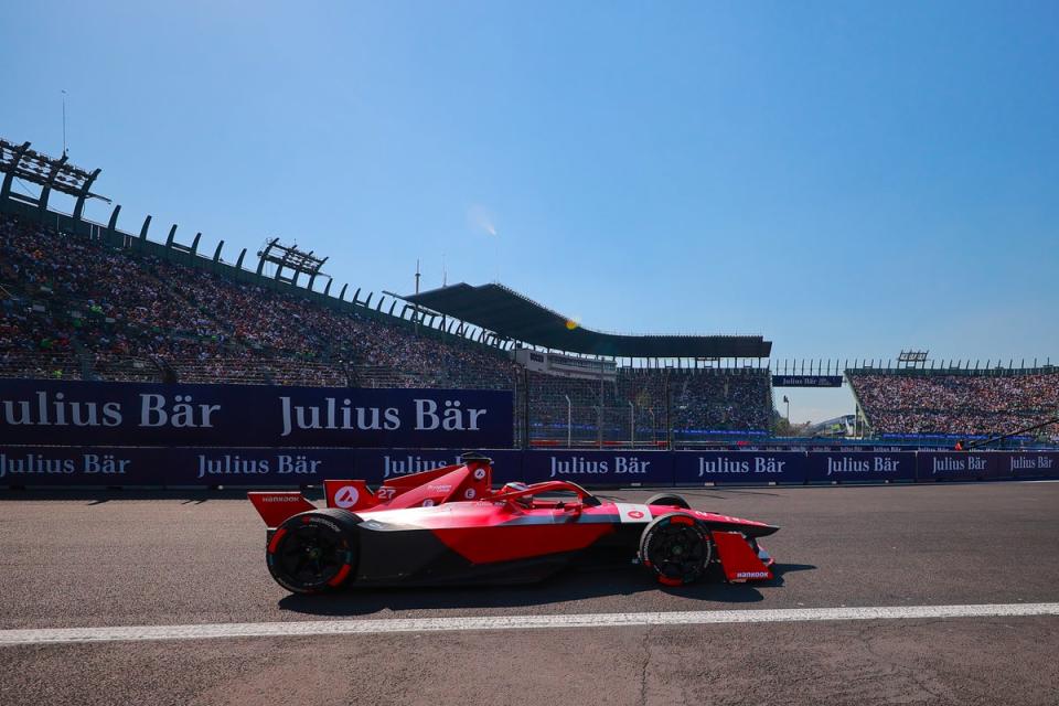 Jake Dennis stormed to victory in front of a sold-out crowd in Mexico City (Getty Images)