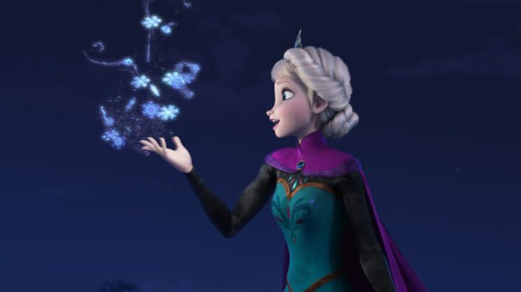 Elsa, the Snow Queen, voiced by Idina Menzel in 2013's 'Frozen' (credit: Disney)