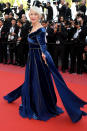 <p>Helen Mirren looking beautiful in blue.<br>Source: Getty </p>