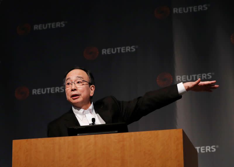 Bank of Japan Deputy Governor Masayoshi Amamiya speaks during a Reuters Newsmaker event in Tokyo