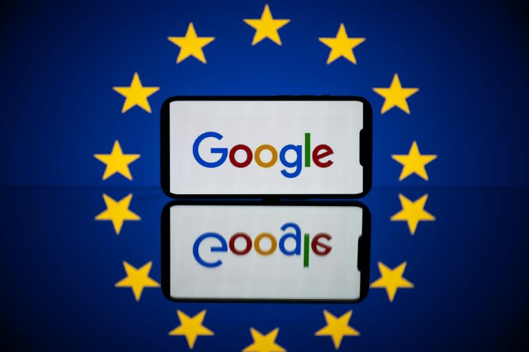 La Cour de justice de l'Union européenne statue mercredi sur une amende de 1,49 milliard d'euros contre Google pour abus de position dominante dans la publicité en ligne (Lionel BONAVENTURE)