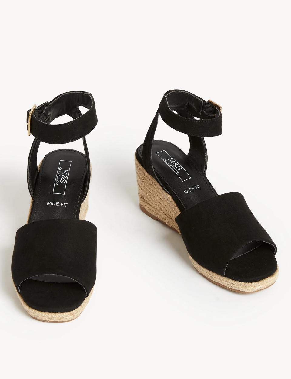 For a bit of height without sacrificing comfort, these wedges are the perfect buy. (M&S)