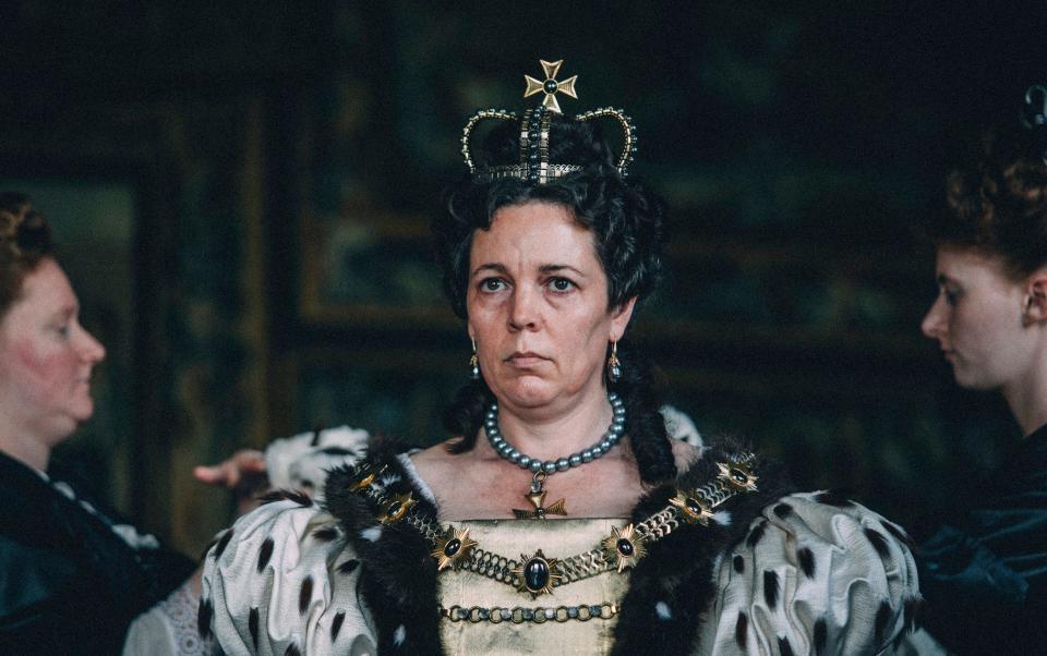 Olivia Colman in The Favourite