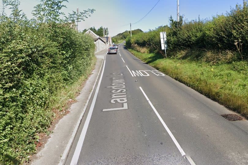 Street view of Lansdown Lane, Bath