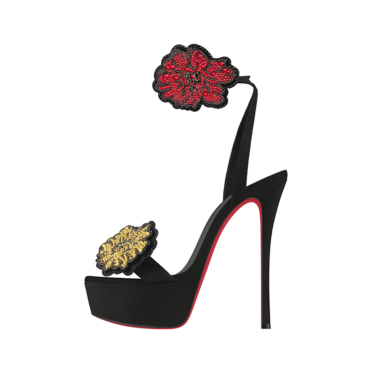 Christian Louboutin and Shun Sudo's Button Flowers Blossom collection.