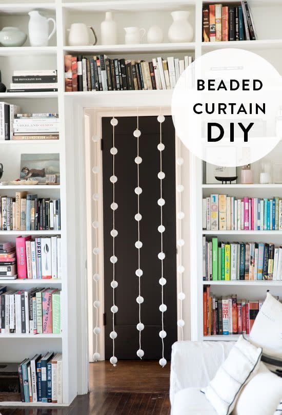 DIY Beaded Curtain