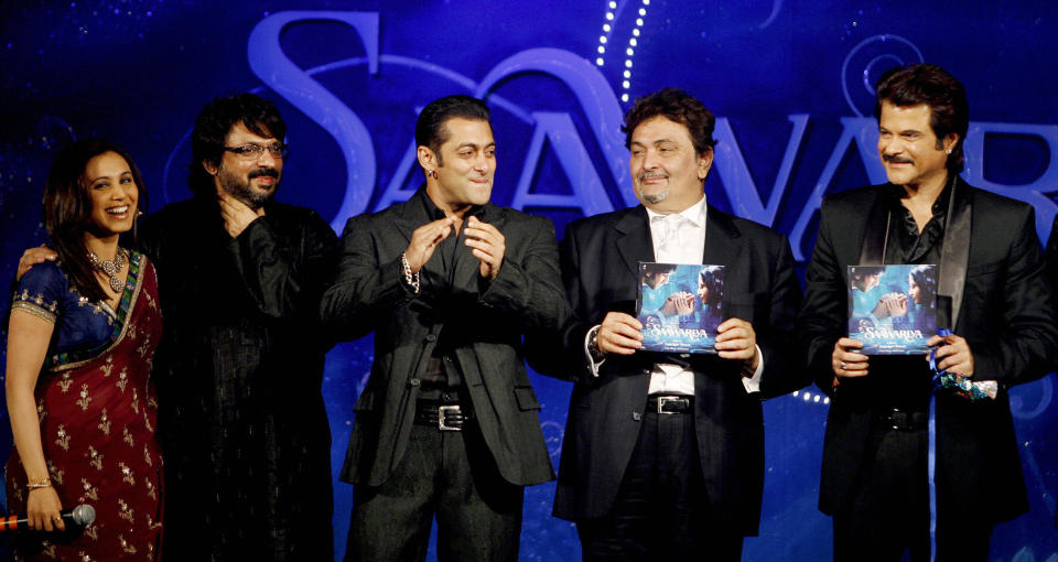 Sanjay Bhansali with his old friend Salman Khan