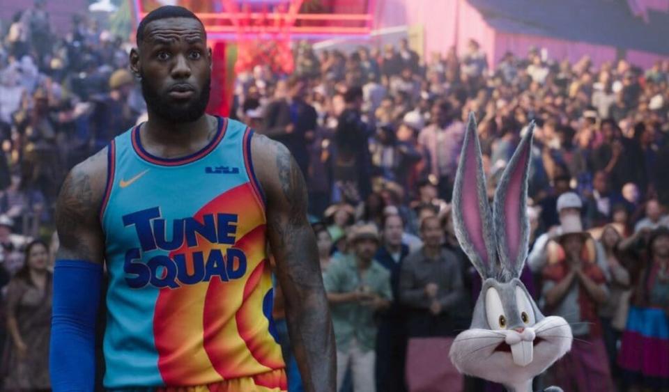 LeBron James in Space Jam 2