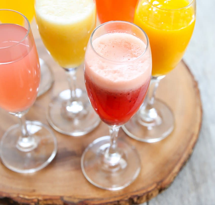 Non-Alcoholic Mimosas from Kirbie's Cravings