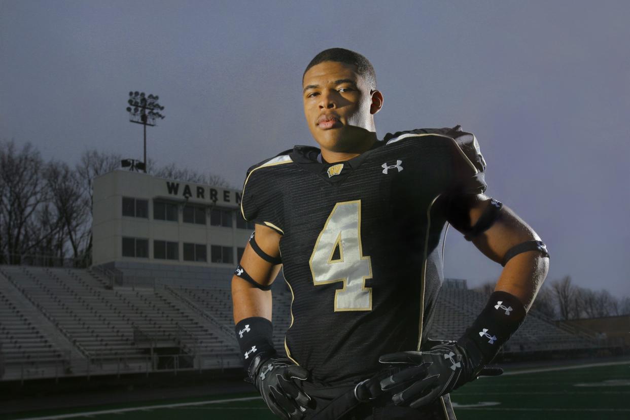 Warren Central star running back Darren Evans.