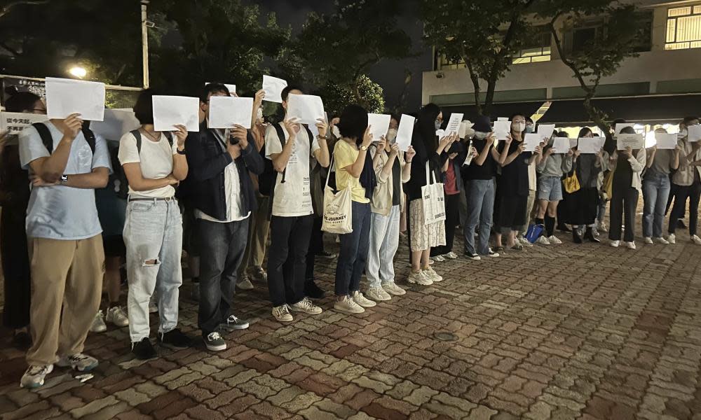 <span>Photograph: Kanis Leung/AP</span>