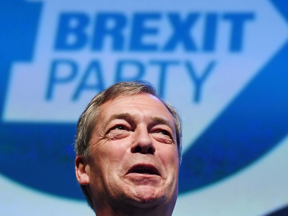 Brexit: 40 per cent of Tory councillors to back Farage's new party in EU elections as revolt against May grows