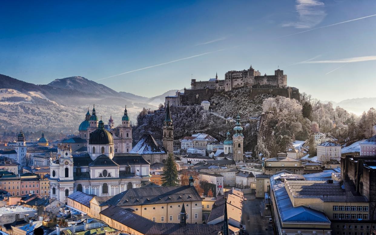 As an often snowy winter takes hold, Salzburg’s wide city squares fill with festive Christmas stalls - 2016 Laszlo Szirtesi