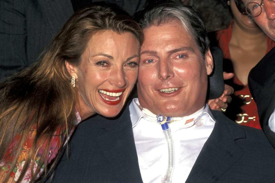 <p>Ron Galella Collection via Getty Images</p> Jane Seymour and Christopher Reeve