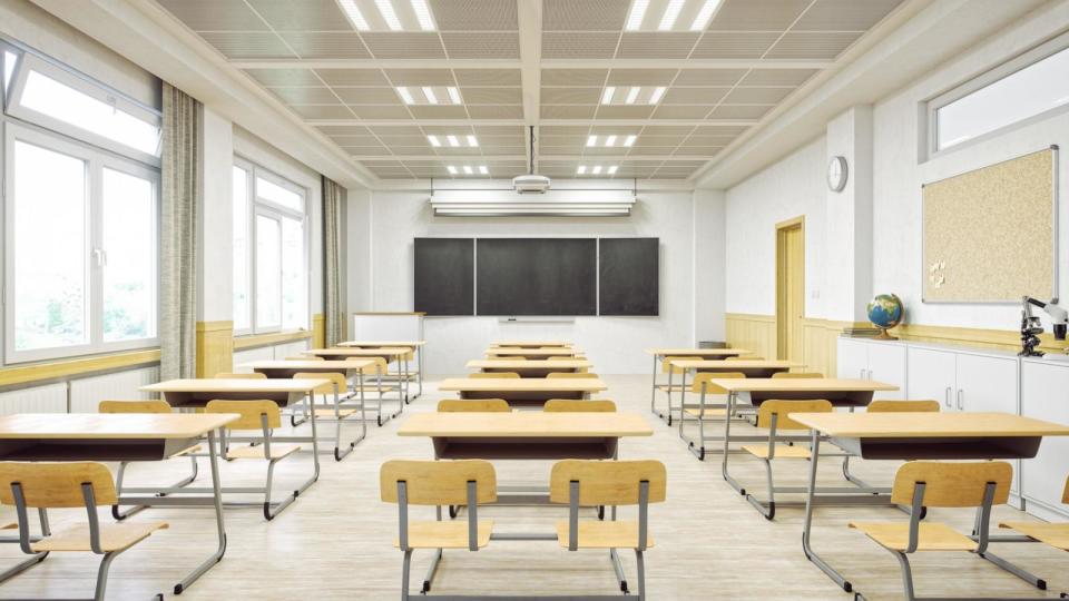 PHOTO: A stock photo of an empty classroom is seen here. (STOCK PHOTO/Getty Images)
