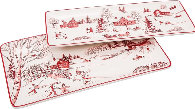 Bico winter wonderland platters