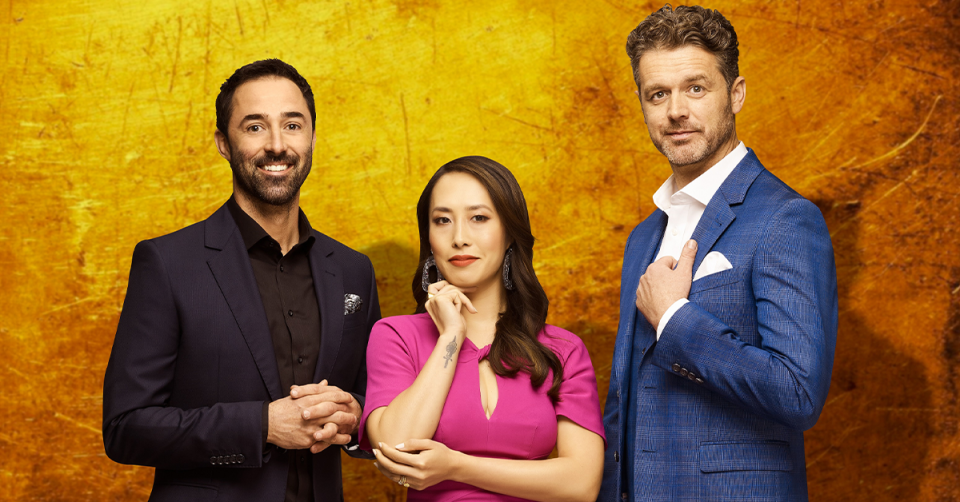 MasterChef judges Andy Allen, Melissa Leong and Jock Zonfrillo.