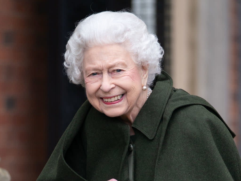 The Queen at Sandringham last month  (Getty)