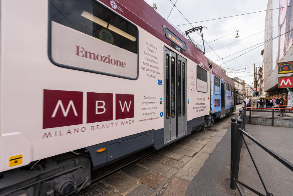 Milano Beauty Week's Beauty Tram.