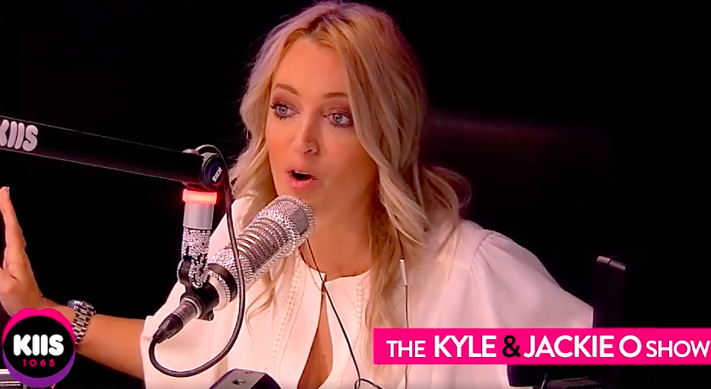 Jackie slammed the claims, insisting she would never encourage unhealthy eating habits on the <em>Kyle and Jackie O Show</em>. Source: KIIS FM