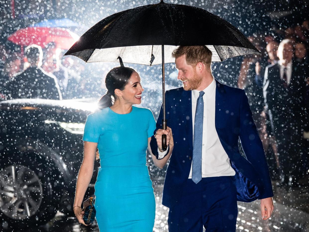 Related video: Meghan and Harry are back for final flurry of royal duties (WireImage)