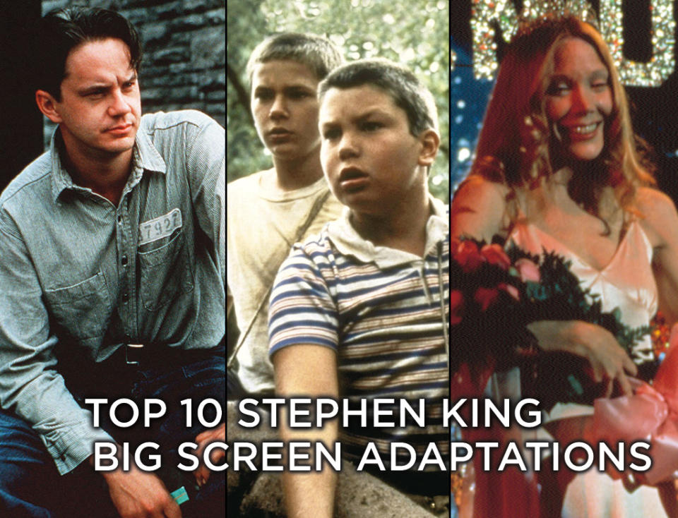 Top 10 Stephen King Movies Titlecard