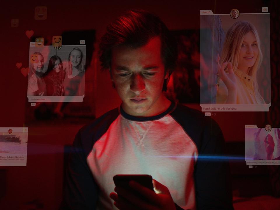 Antisocial media: Skyler Gisondo as Ben in Netflix's 'The Social Dilemma' (Netflix)